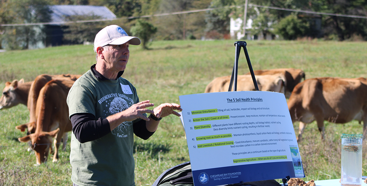 CBF's Rob Schnabel presents on regenerative agriculture 