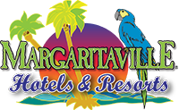 Logo: Margaritaville Hotels and Resorts.